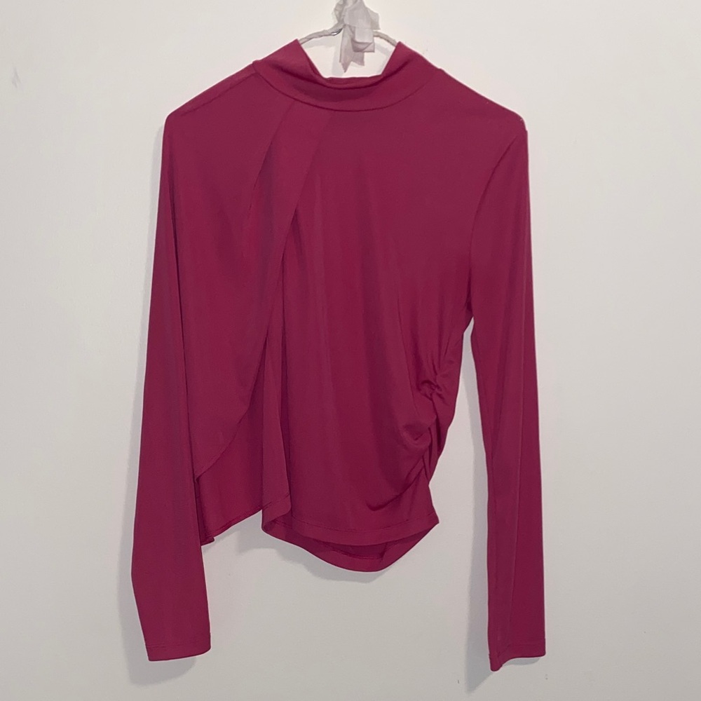 Zara Fuchsia Long Sleeve Top